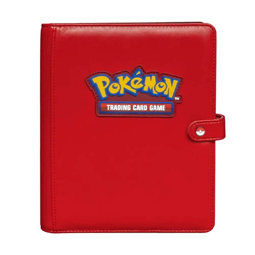 ULTRA PRO Pokemon Premium Red Snap Binder