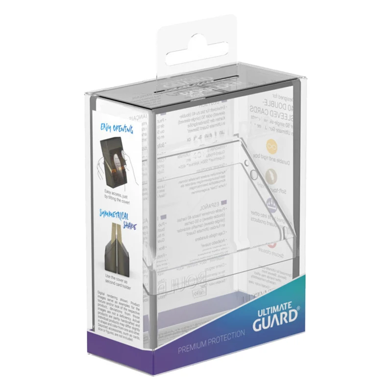 Ultimate Guard Boulder Deck Case 40+ Standard Size Transparent