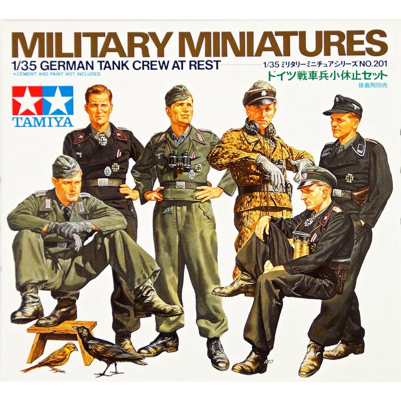 Tamiya 1/35 German Tank Crew At Rest