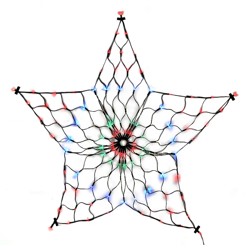 Jingle Jollys Christmas Lights 130cm Snow 130 LED Decorations