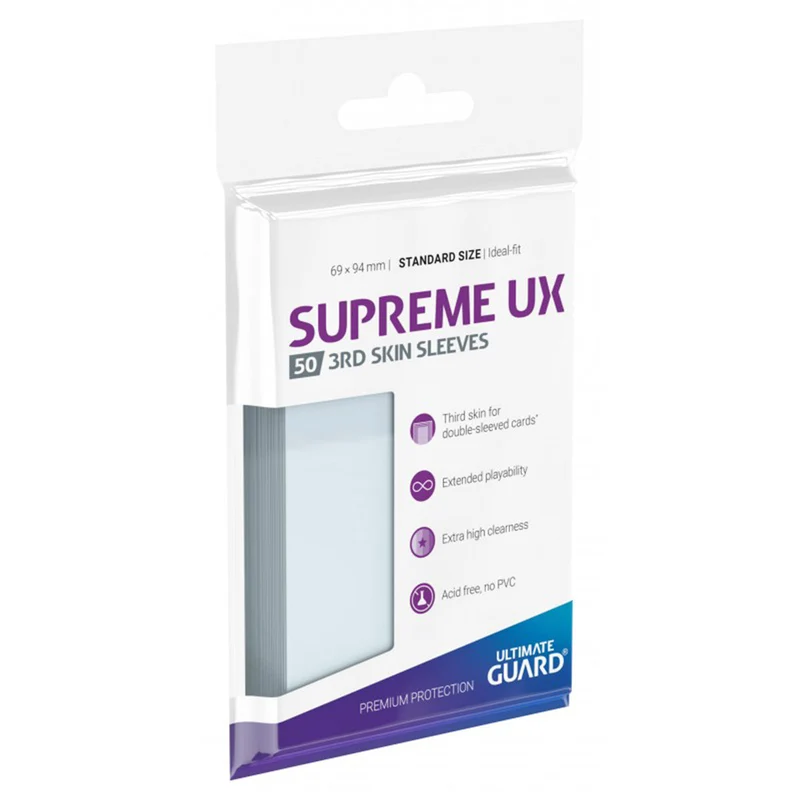 Ultimate Guard Supreme UX 3rd Skin Sleeves 50ct 69x94 mm
