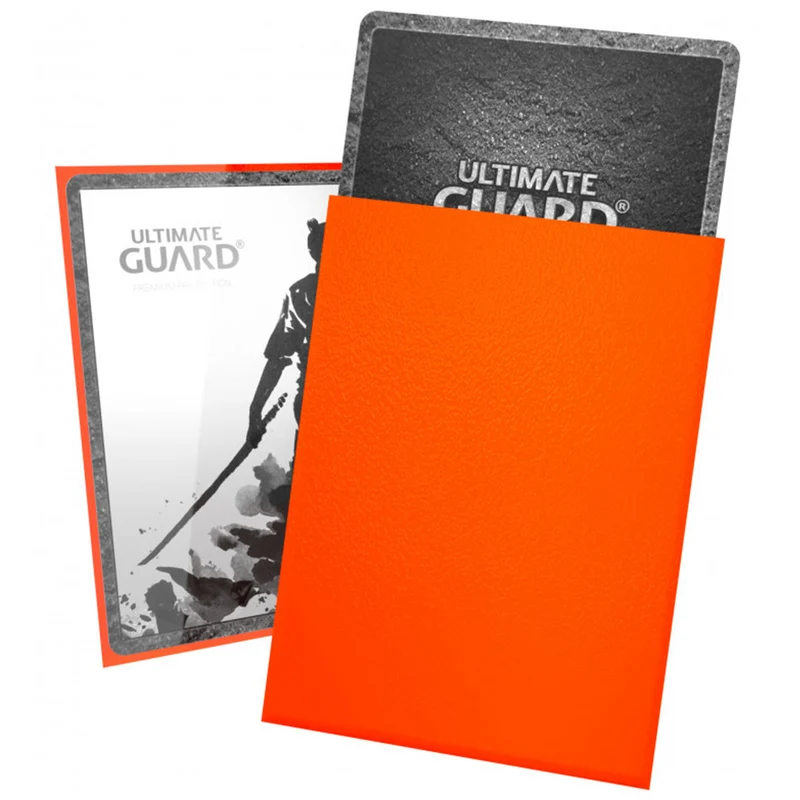 Ultimate Guard Katana Standard Size Sleeves 66 x 91mm Orange 100ct