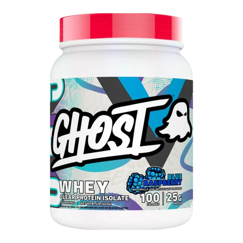 Ghost Suplemento Deportivo Proteína Whey Isolada Transparente, 1 Libra