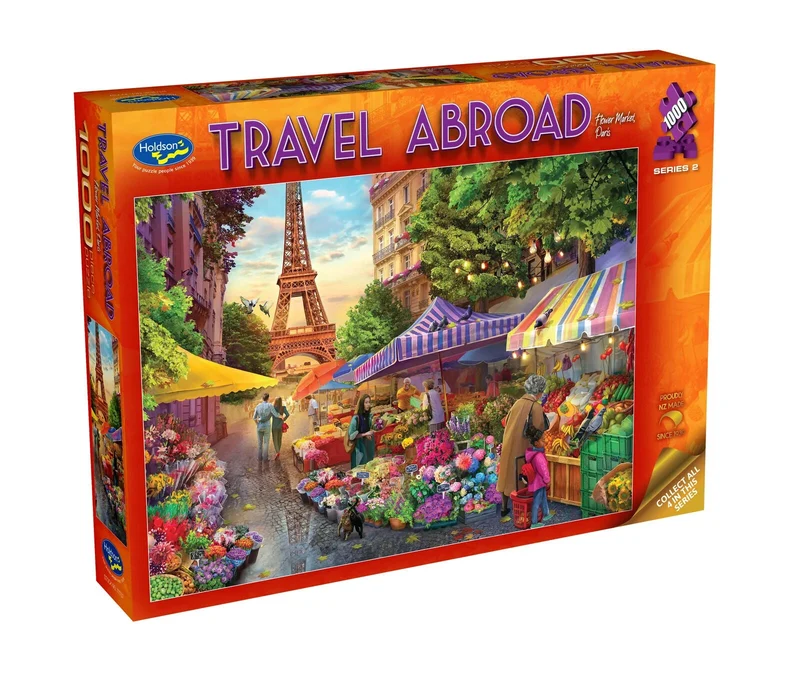1000pc Travel Abroad 2: Flower Market Paris