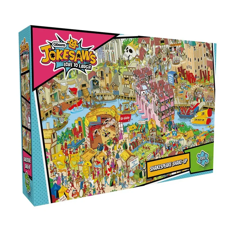 Gibsons 1000pc Jokesaws Shakespeare Puzzle