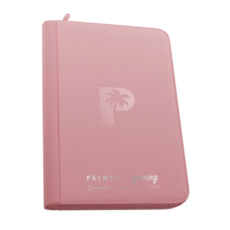Palms Off Gaming Collector's Series 9 Pocket Zip Trading Card Binder - Pink