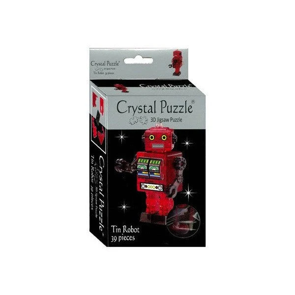 3D Tin Robot Crystal Puzzle