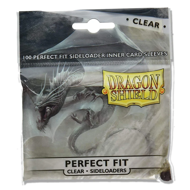 Arcane Tinmen Dragon Shield Standard 100ct Perfect Fit Sideloader Clear Inner Sleeves 63x88mm