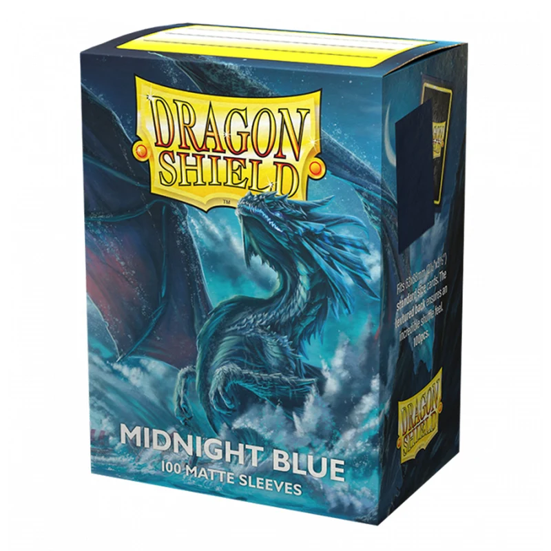 Arcane Tinmen Dragon Shield Standard 100ct Matte Midnight Blue Sleeves 63x88mm