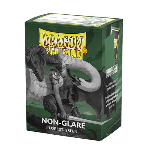 Arcane Tinmen Dragon Shield Standard 100ct Non Glare Matte Forest Green Sleeves 63x88mm