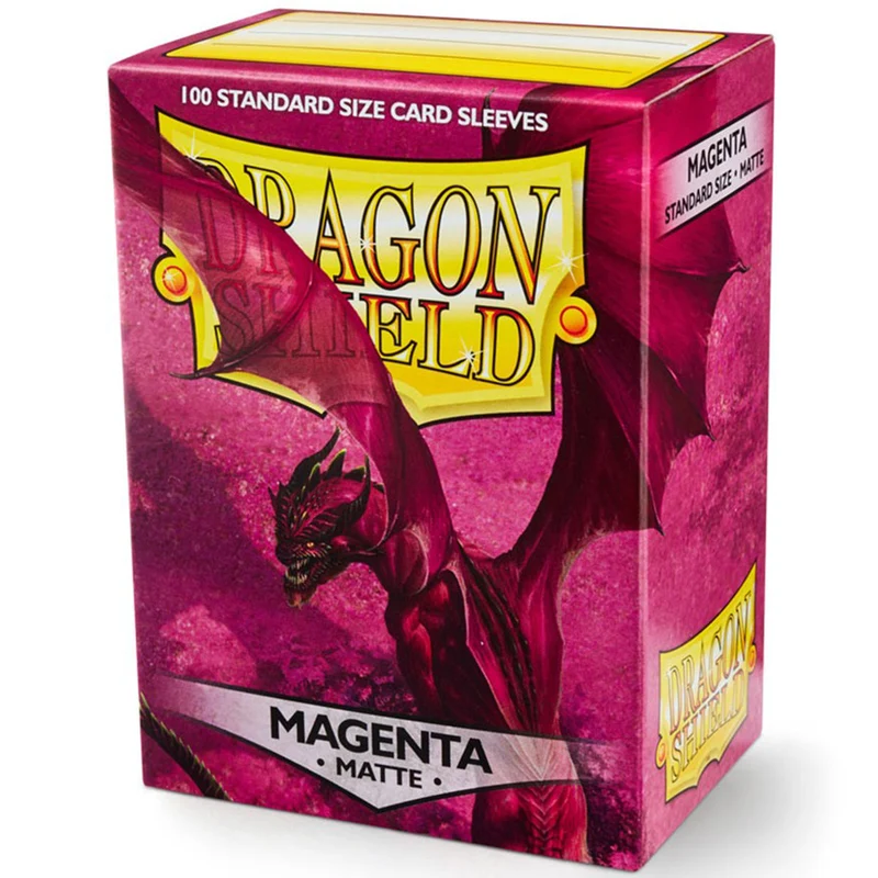 Arcane Tinmen Dragon Shield Standard 100ct Matte Magenta Sleeves 63x88mm