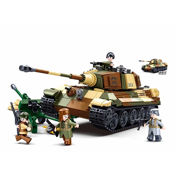 Army Battle of Budapest The King Tiger Heavy Tank 930pcs